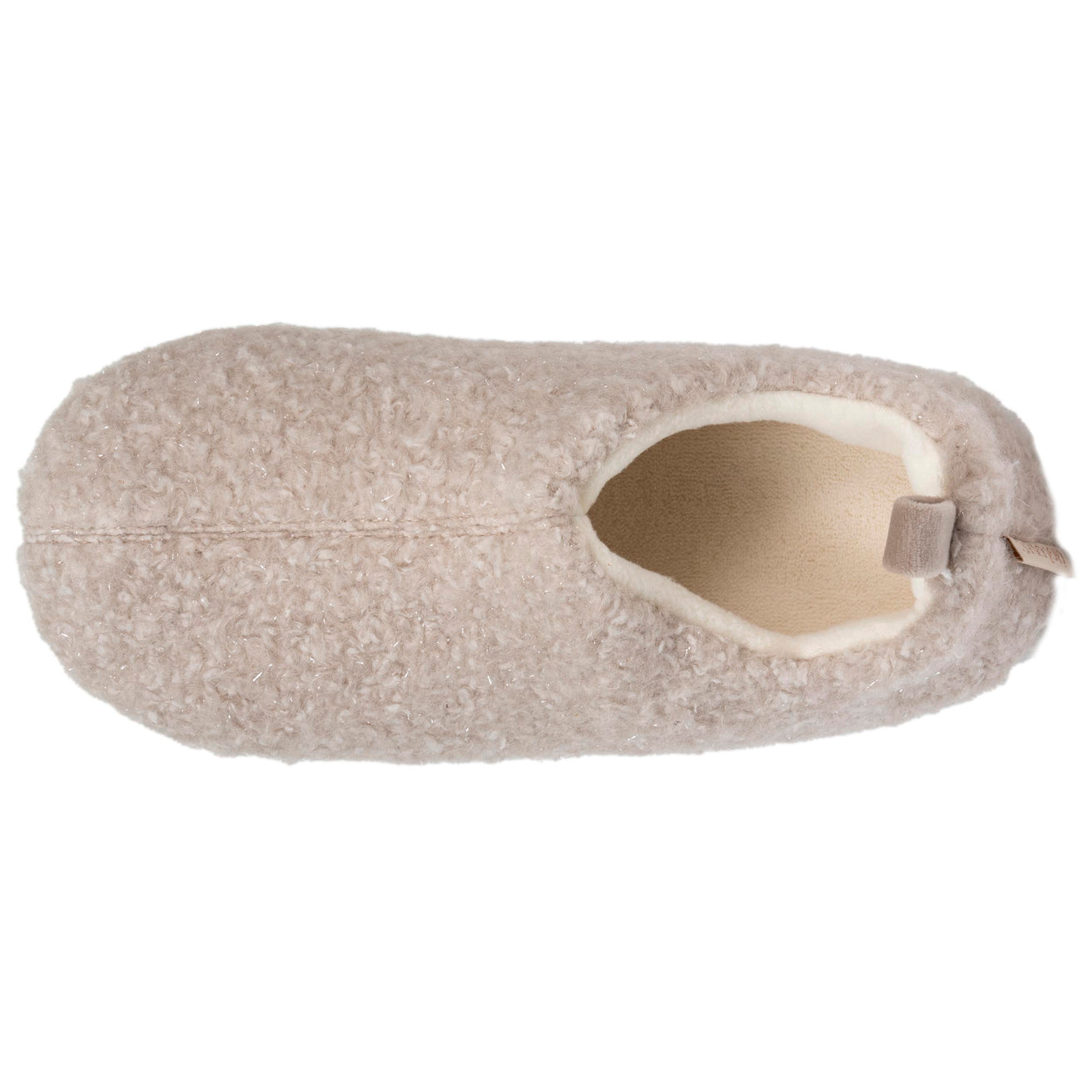 Chaussons bottillons bas Femme Beige