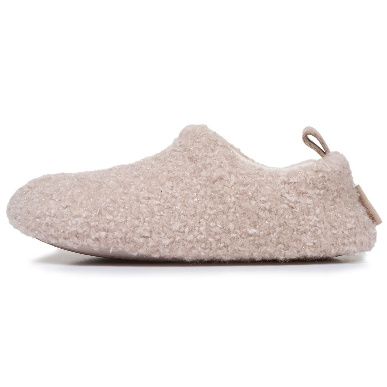 Chaussons bottillons bas Femme Beige