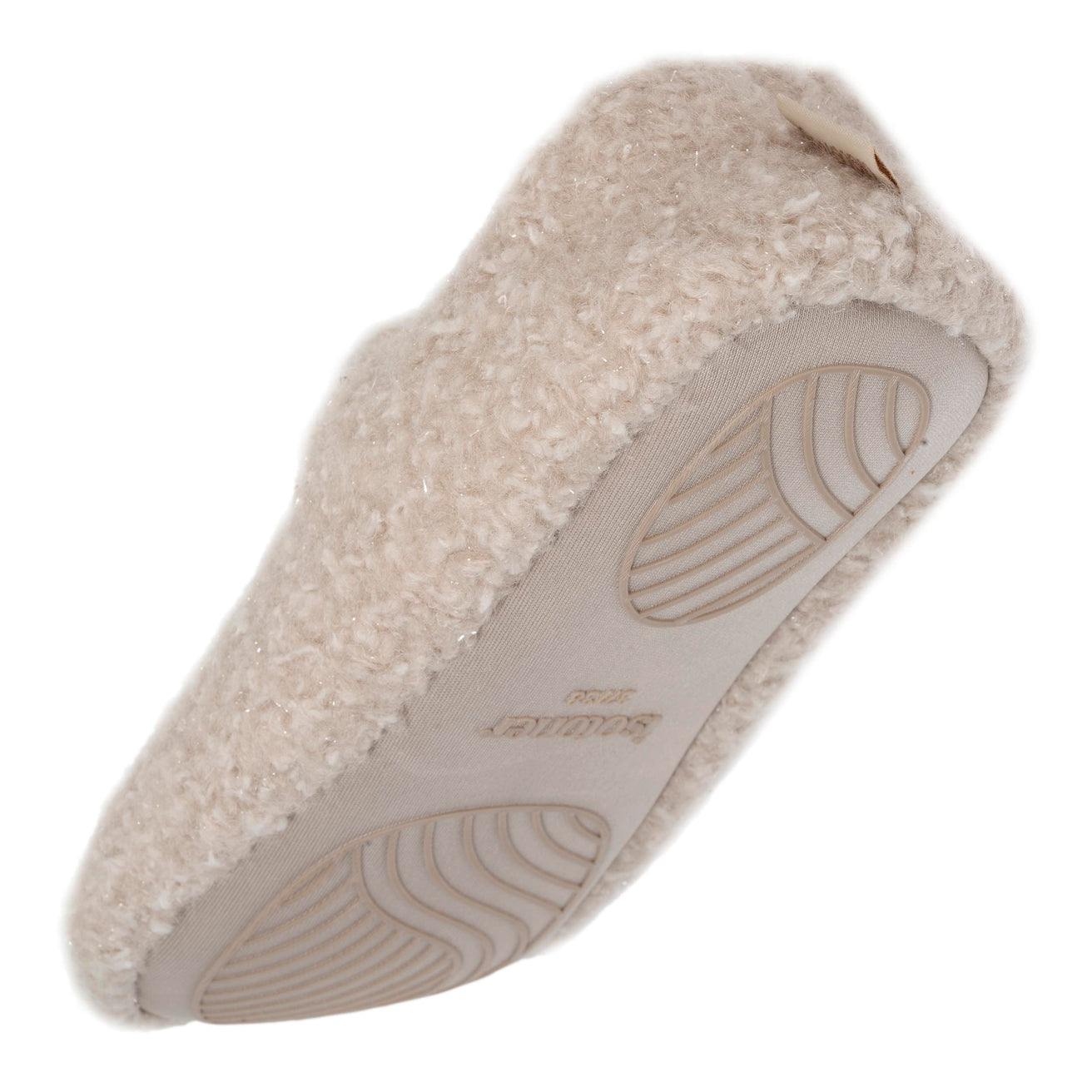 Chaussons bottillons bas Femme Beige