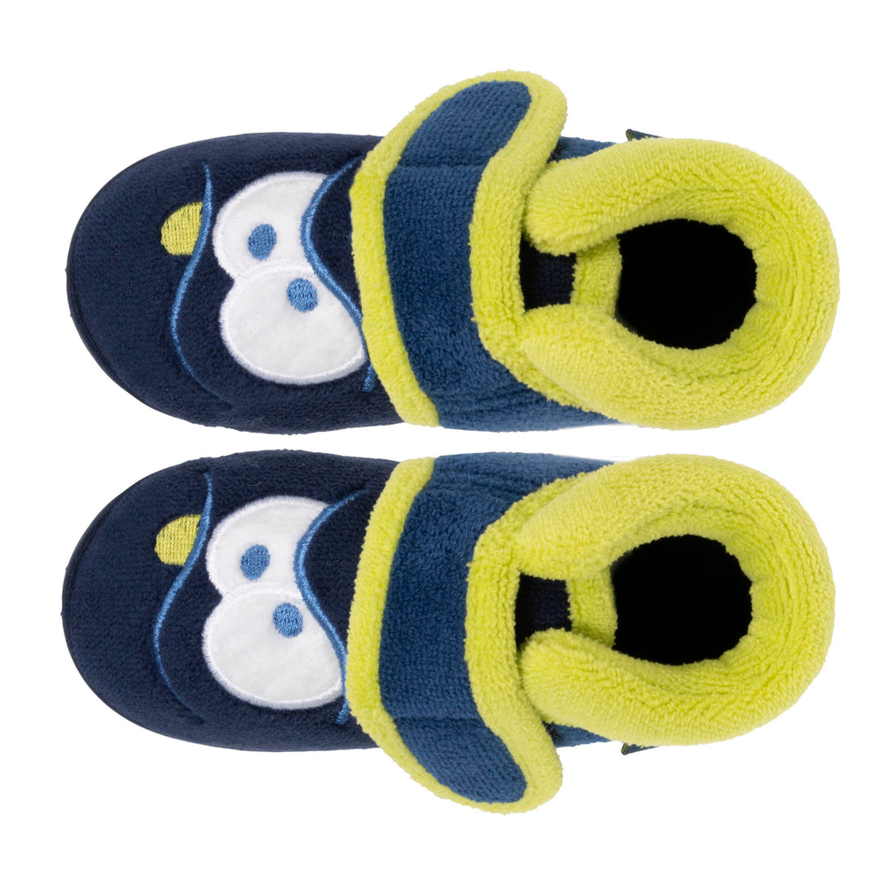 Chaussons bottillons scratch Bébé Marine monstre - Isotoner