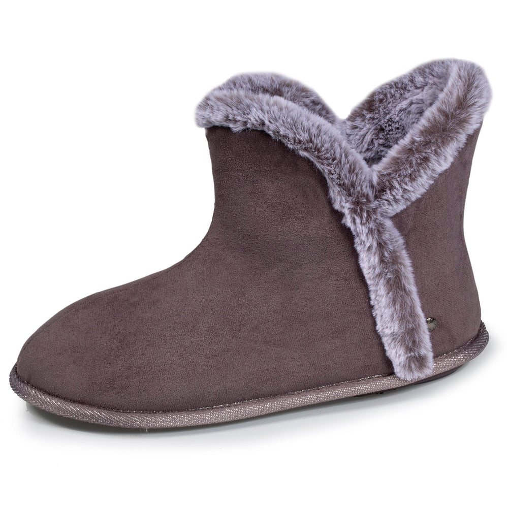 Chaussons bottillons Femme Gris - Isotoner