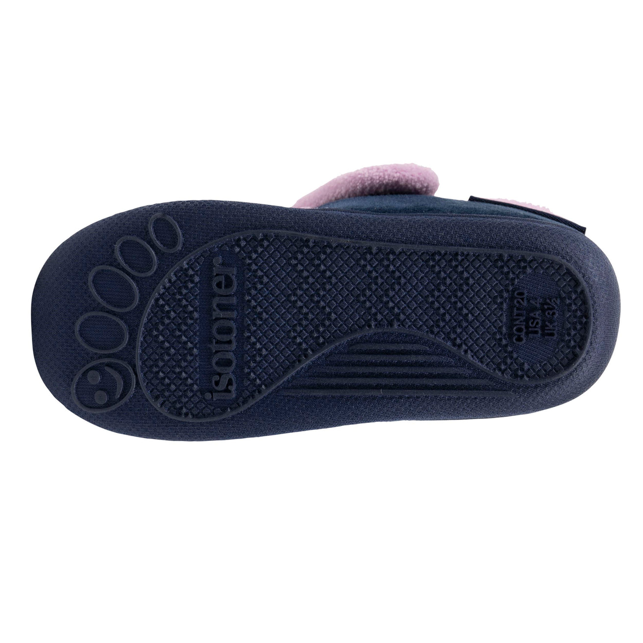 Chaussons bottillons velcro Bébé licorne Marine