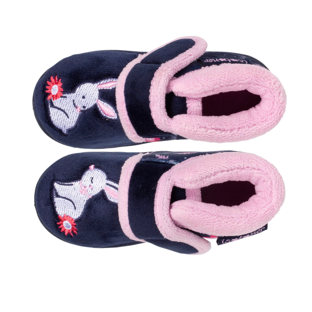 Chaussons bottillons scratch Bébé Lapin - Isotoner