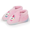 Chaussons bottillons zip Bébé Foot Gris rose - Isotoner