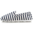 Chaussons charentaises Femme Rayures bleues