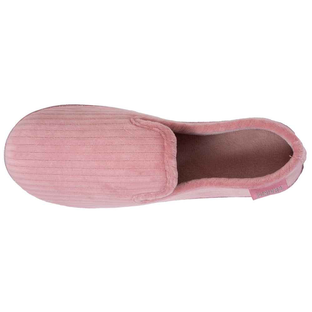 Chaussons charentaises Femme Rose pailleté - Isotoner