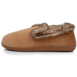 Chaussons charentaises Femme Taupe imitation fourrure