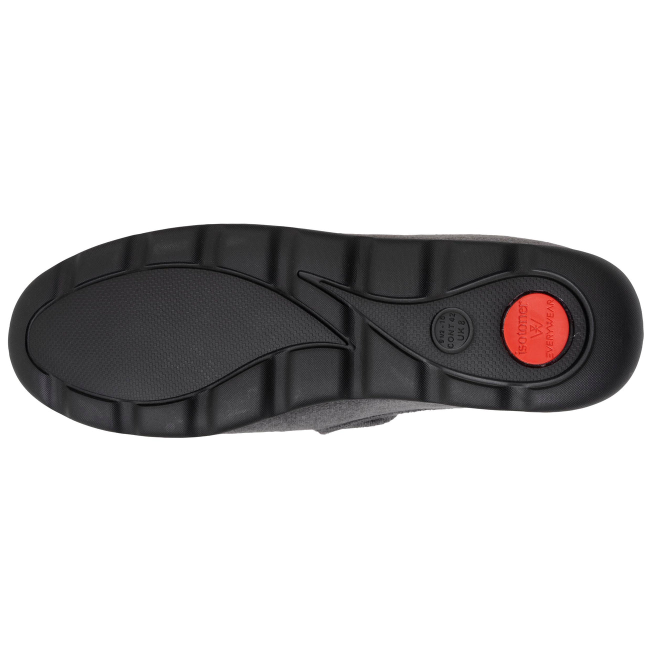 Chaussons charentaises Homme Blason Gris chiné
