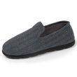 Chaussons charentaises Homme Chevrons bleus