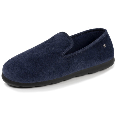Chaussons charentaises Homme Marine chiné - Isotoner