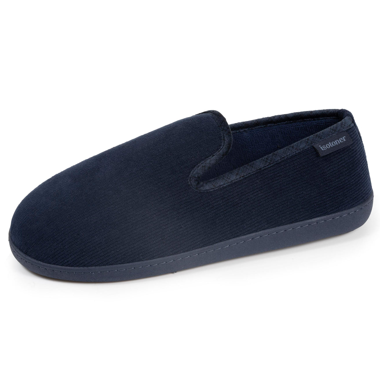 Chaussons charentaises Homme Marine velours