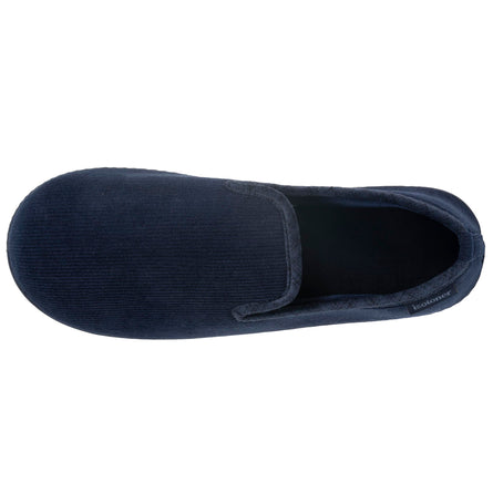 Chaussons charentaises Homme Marine velours - Isotoner