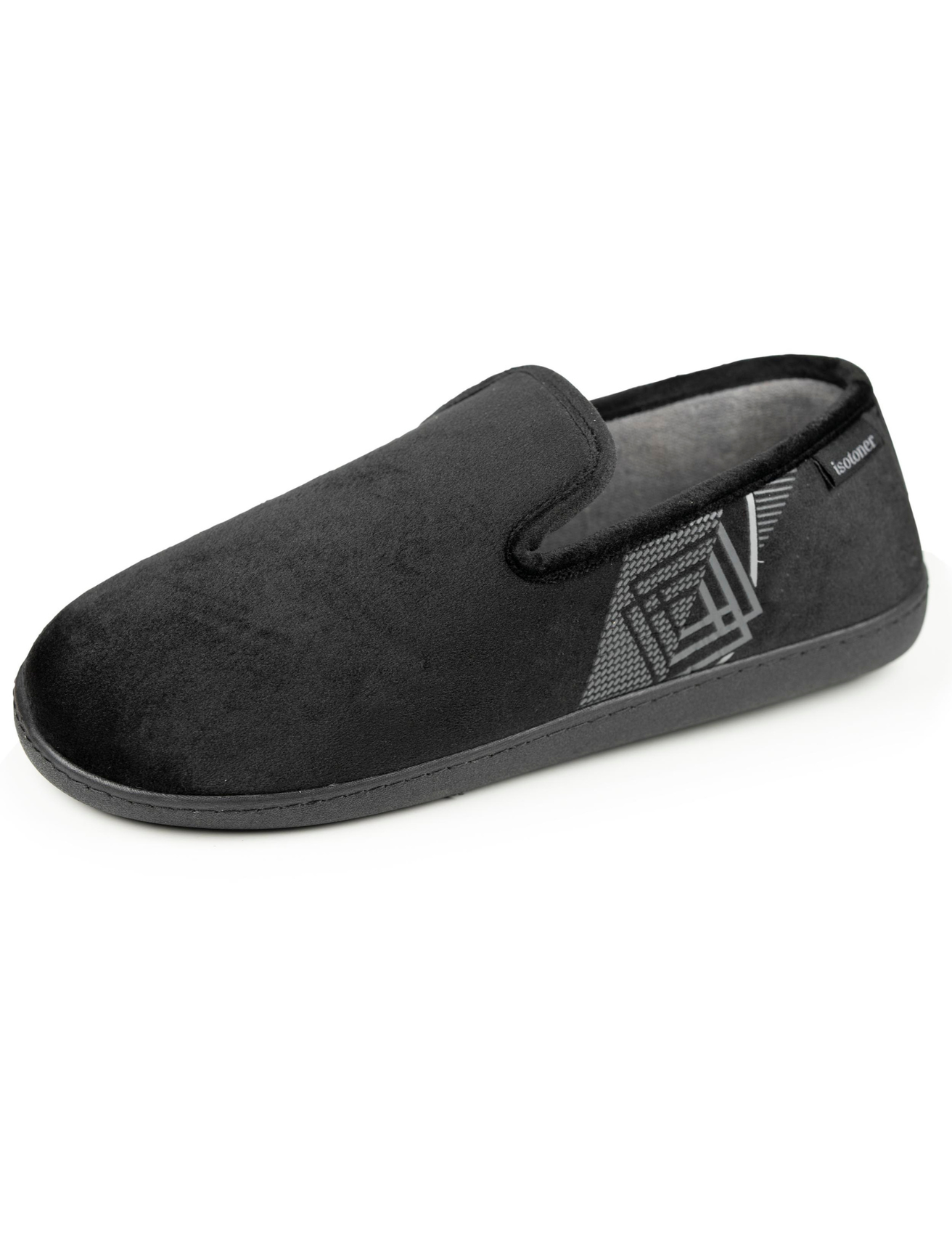 Chaussons charentaises Homme Noir Diamant