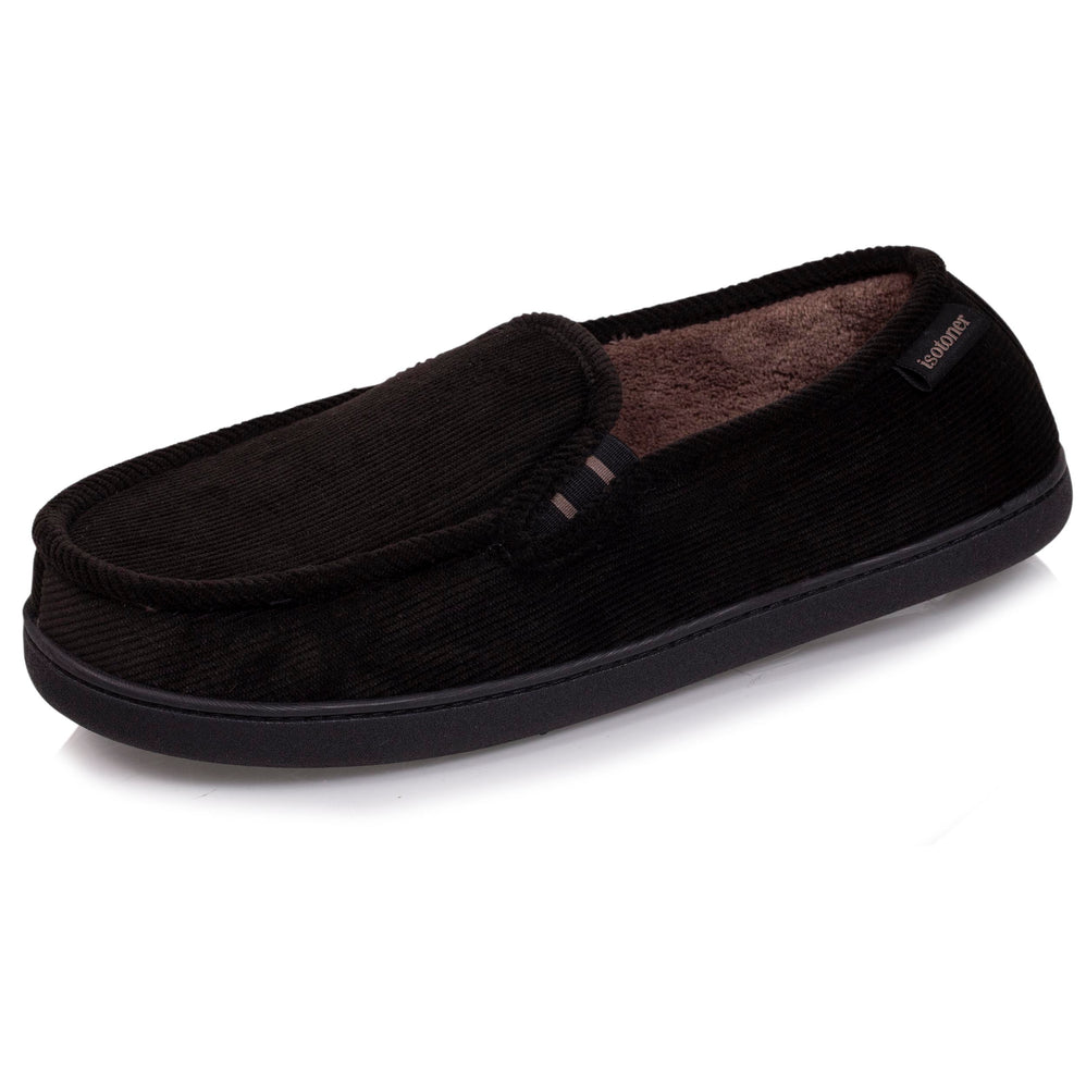 Chaussons mocassins Homme Noir - Isotoner