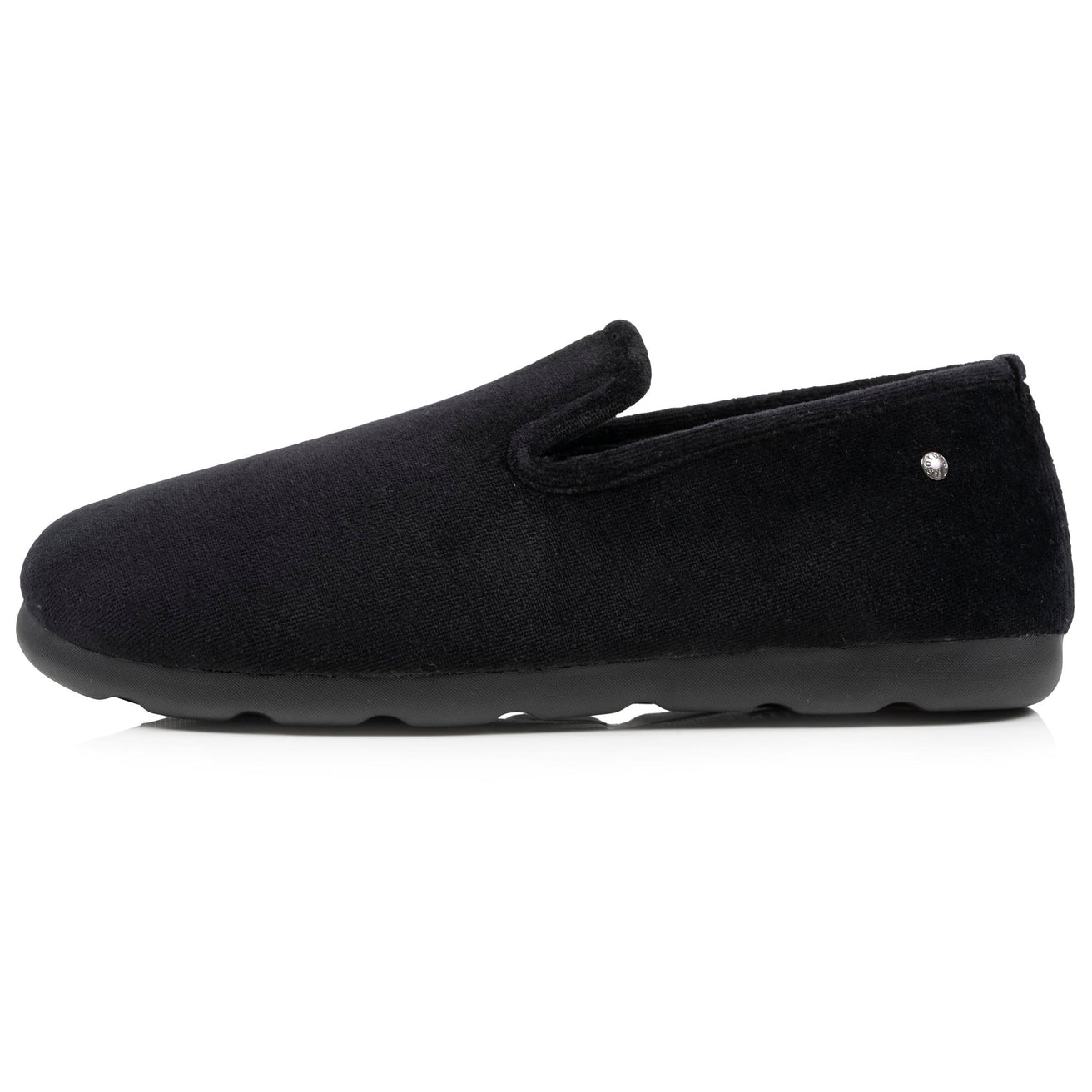 Chaussons charentaises Homme Noir Tartan