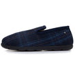 Chaussons charentaises Homme Tartan bleus