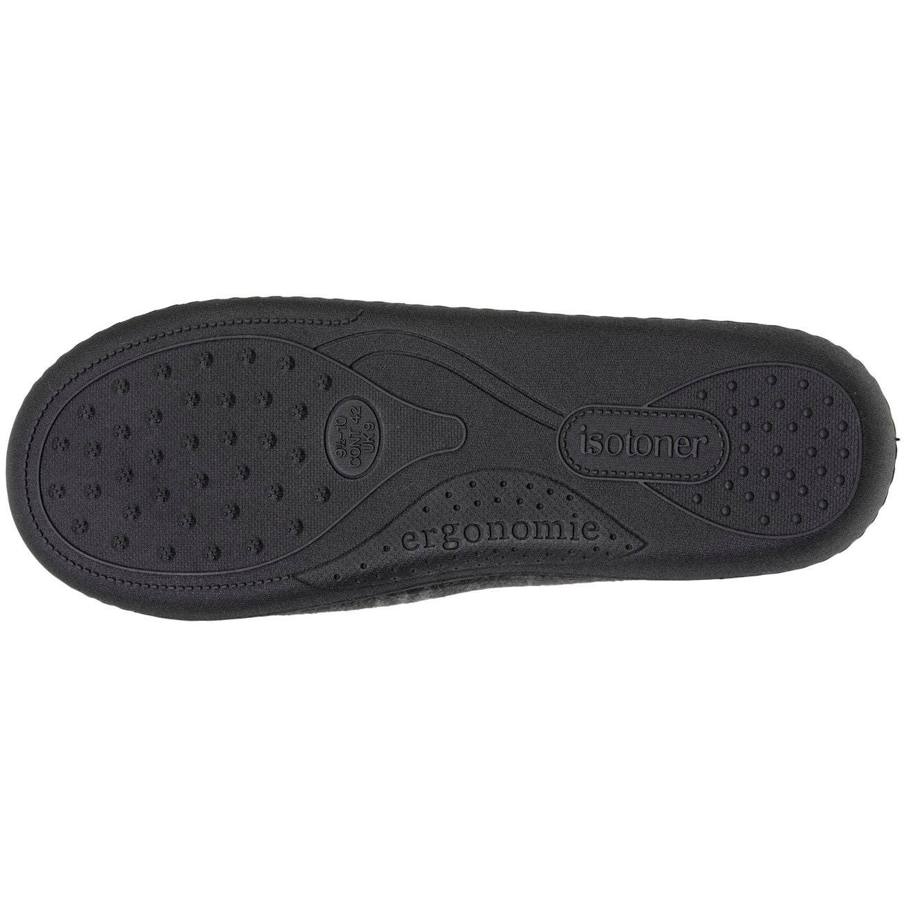 Chaussons charentaises Homme Tartan gris