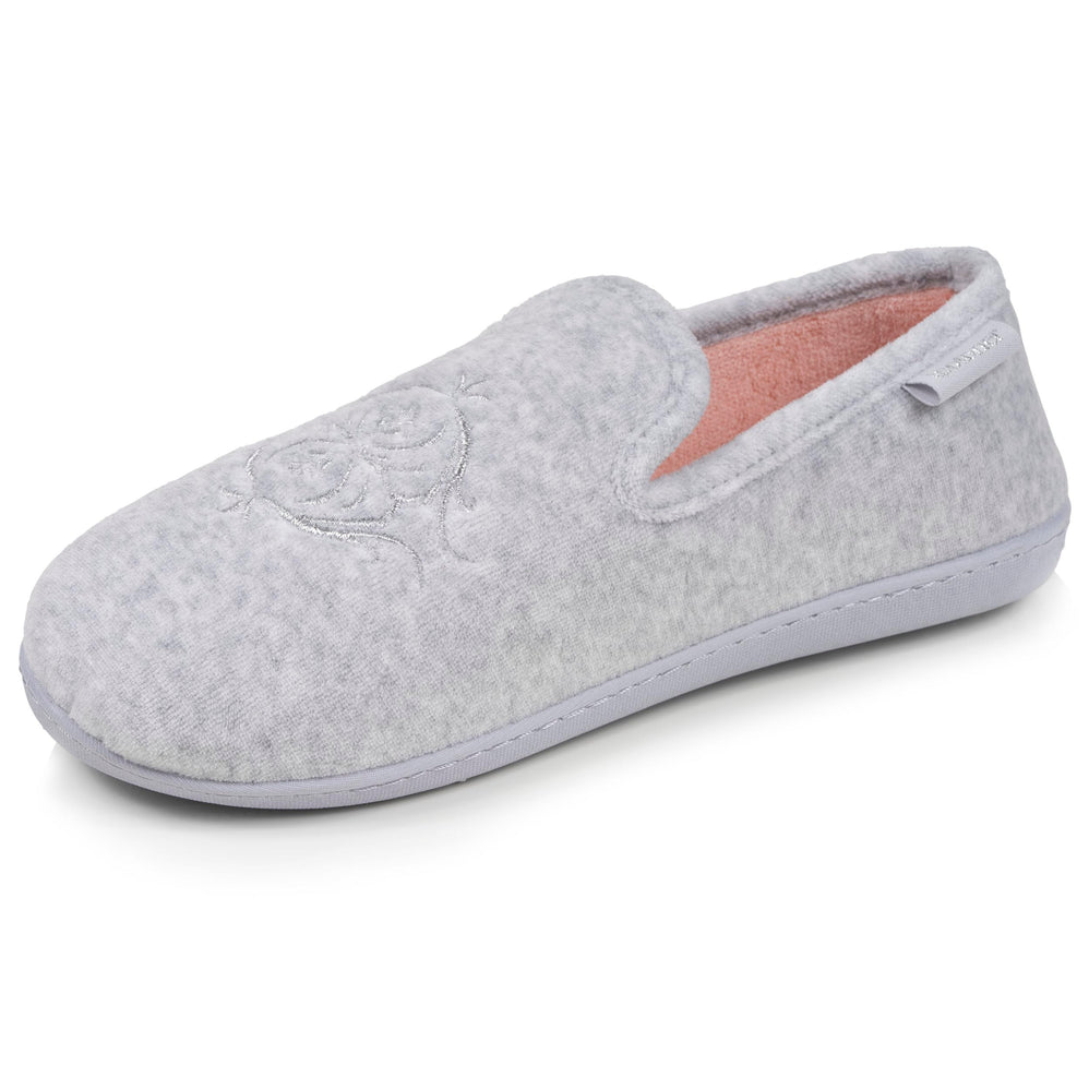 Chaussons charentaises Femme Gris chiné - Isotoner