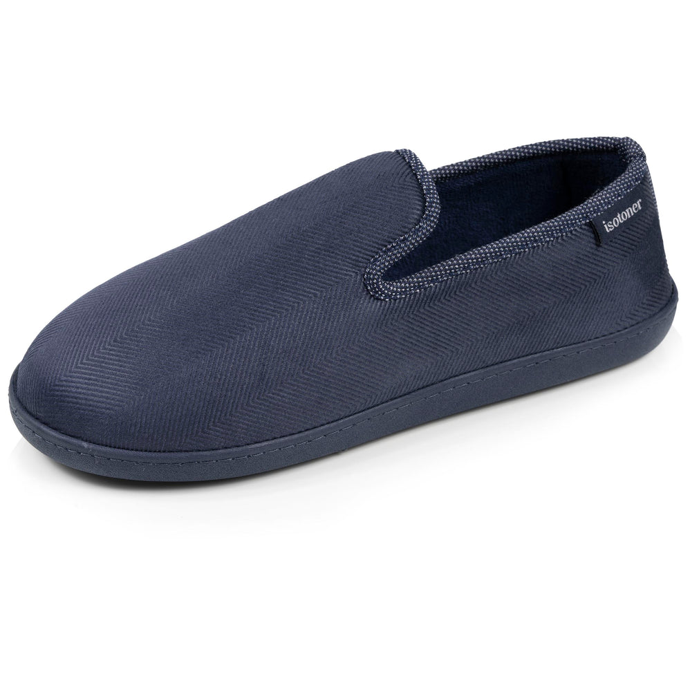 Chaussons charentaises Homme Marine chiné - Isotoner