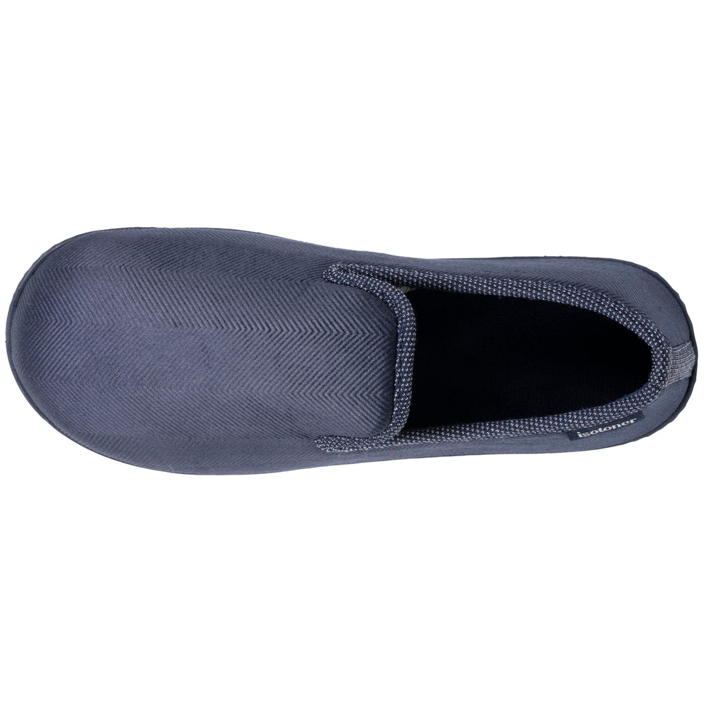 Chaussons charentaises Homme Marine chiné - Isotoner