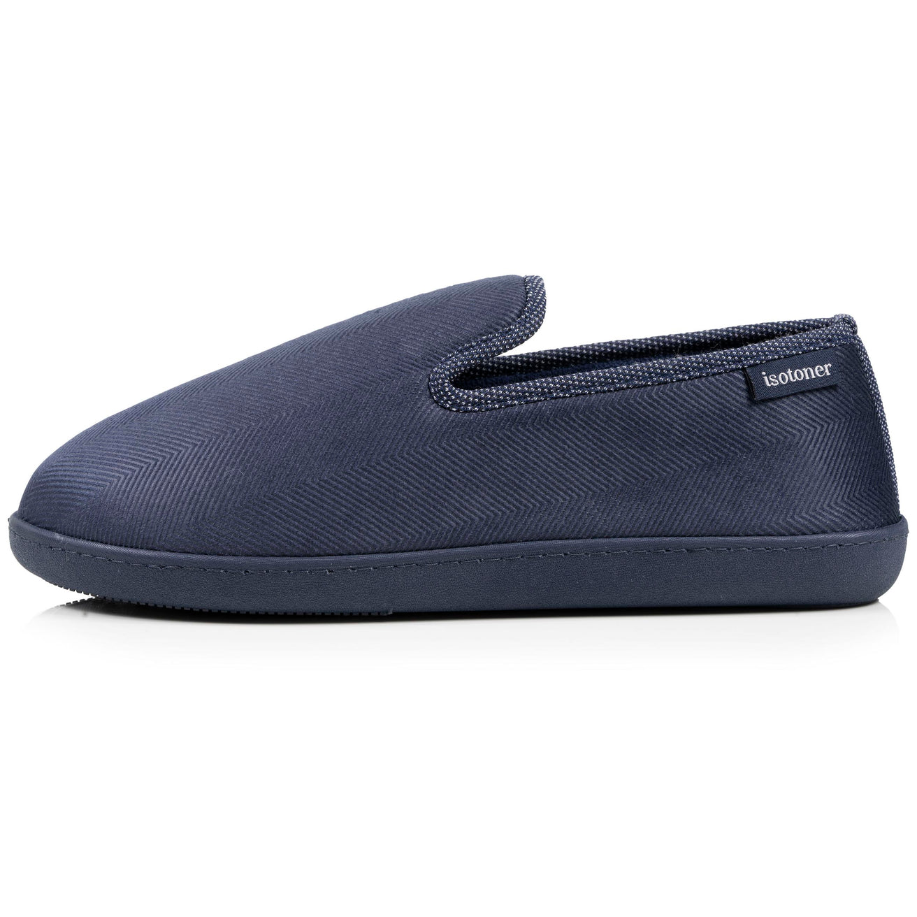 Chaussons charentaises Homme Marine chiné