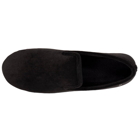 Chaussons charentaises Homme velours Noir - Isotoner