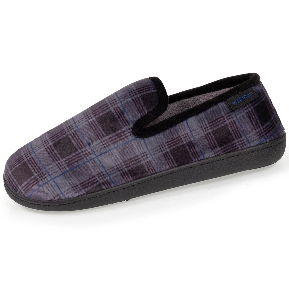 Chaussons charentaises Homme Tartan - Isotoner
