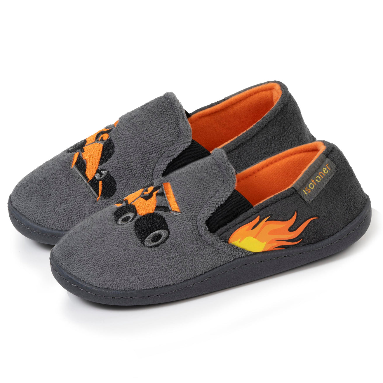 Chaussons mocassins Enfant Gris Formule Isotoner