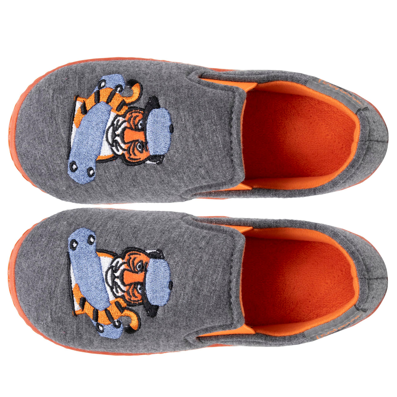 Chaussons mocassins Enfant tigre Gris chiné