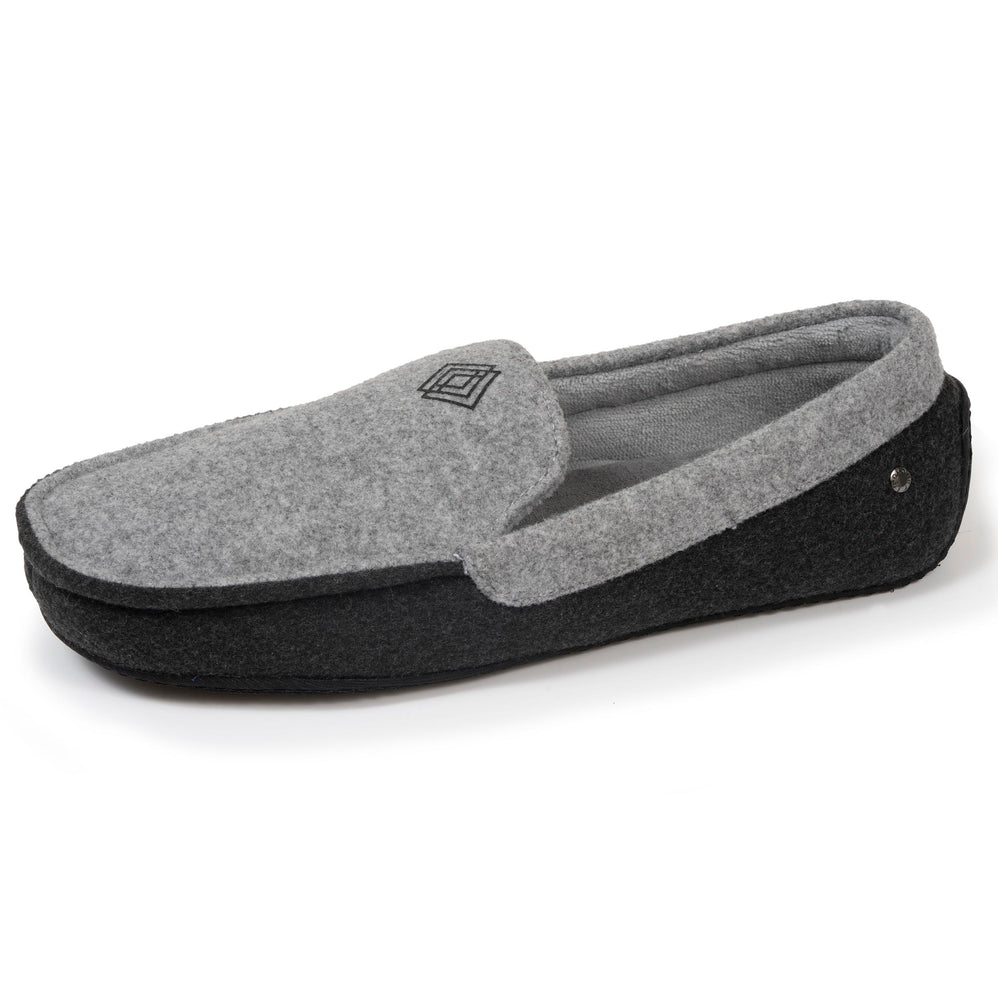 Chaussons mocassins Homme Dégradé gris - Isotoner