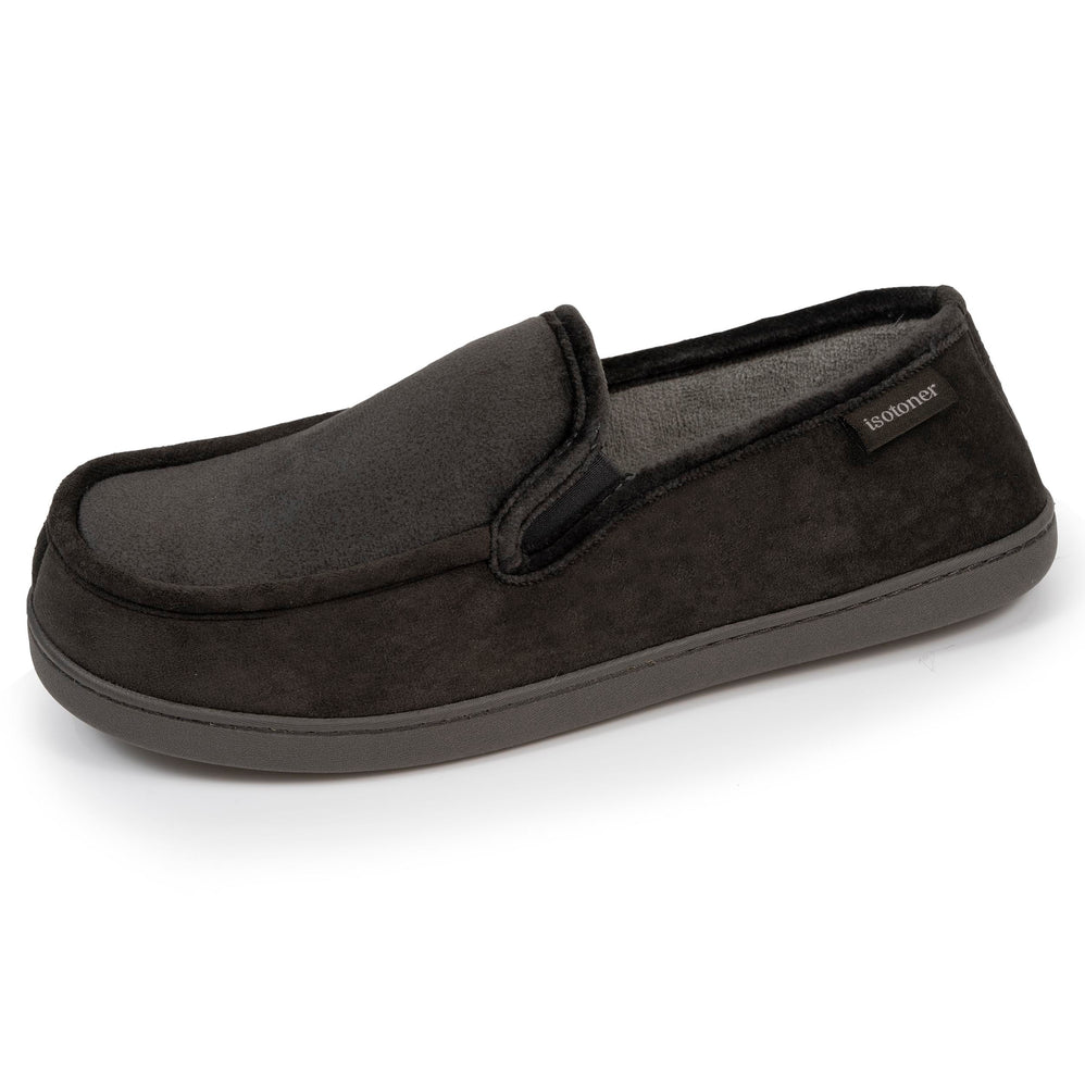 Chaussons mocassins Homme Gris/Beige - Isotoner
