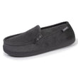 Chaussons mocassins Homme velours Gris