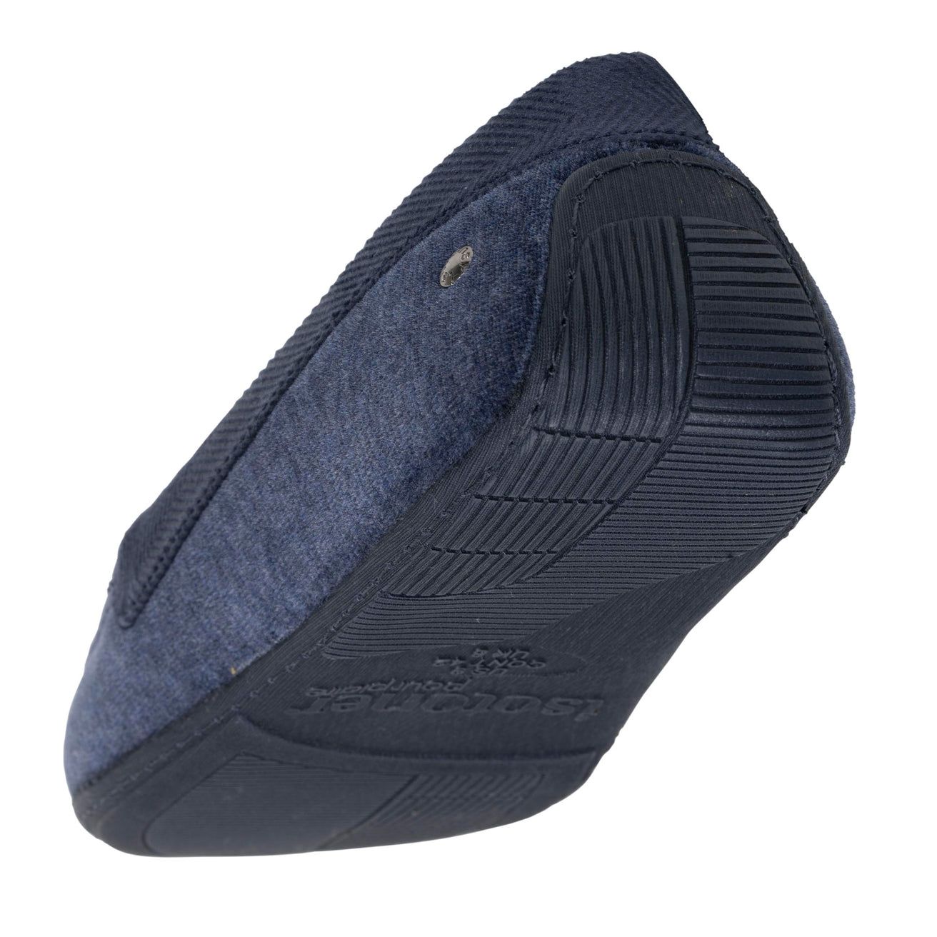 Chaussons mocassins Homme Marine chiné