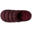Chaussons mules BLOUP Femme Léopard bordeaux