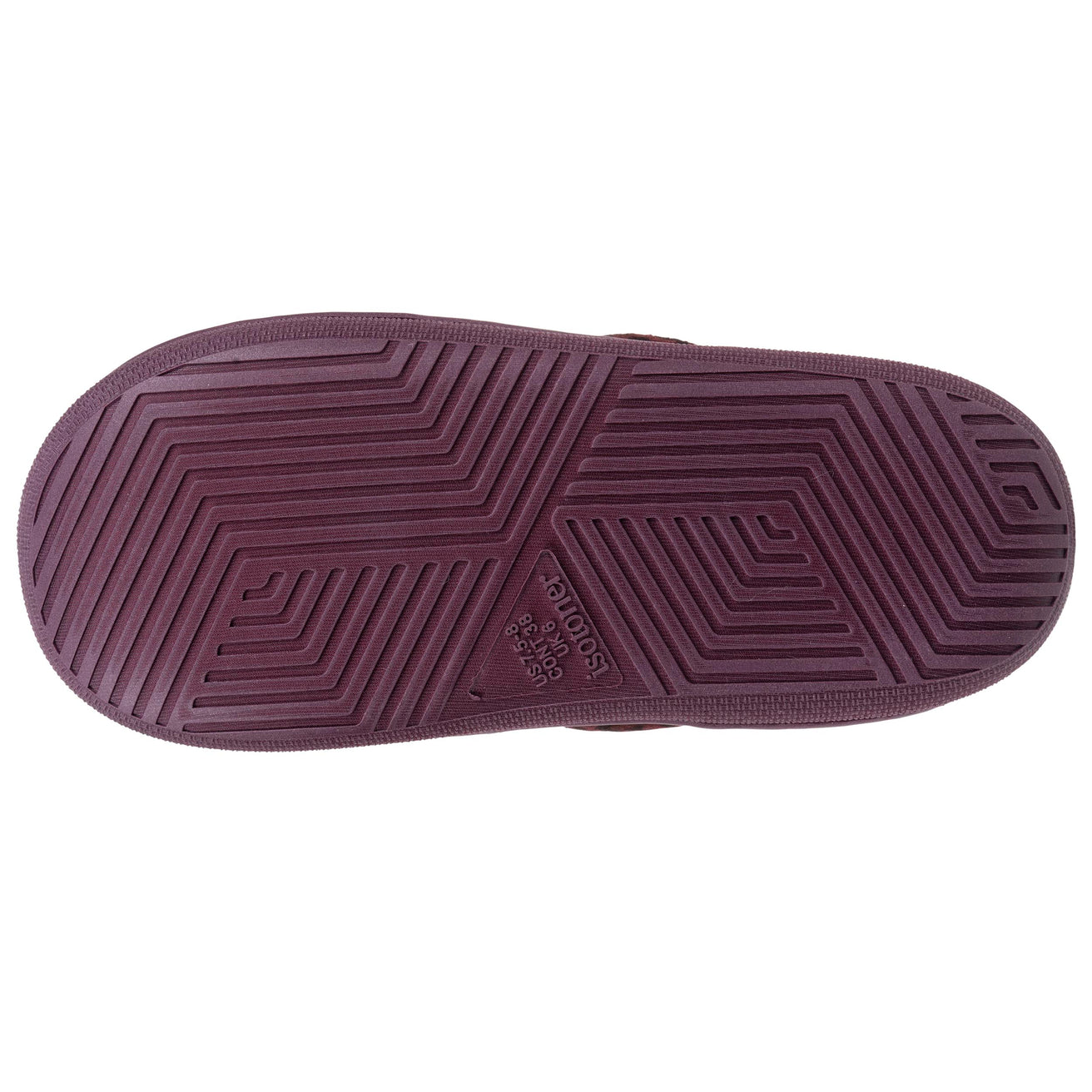Chaussons mules BLOUP Femme Léopard bordeaux