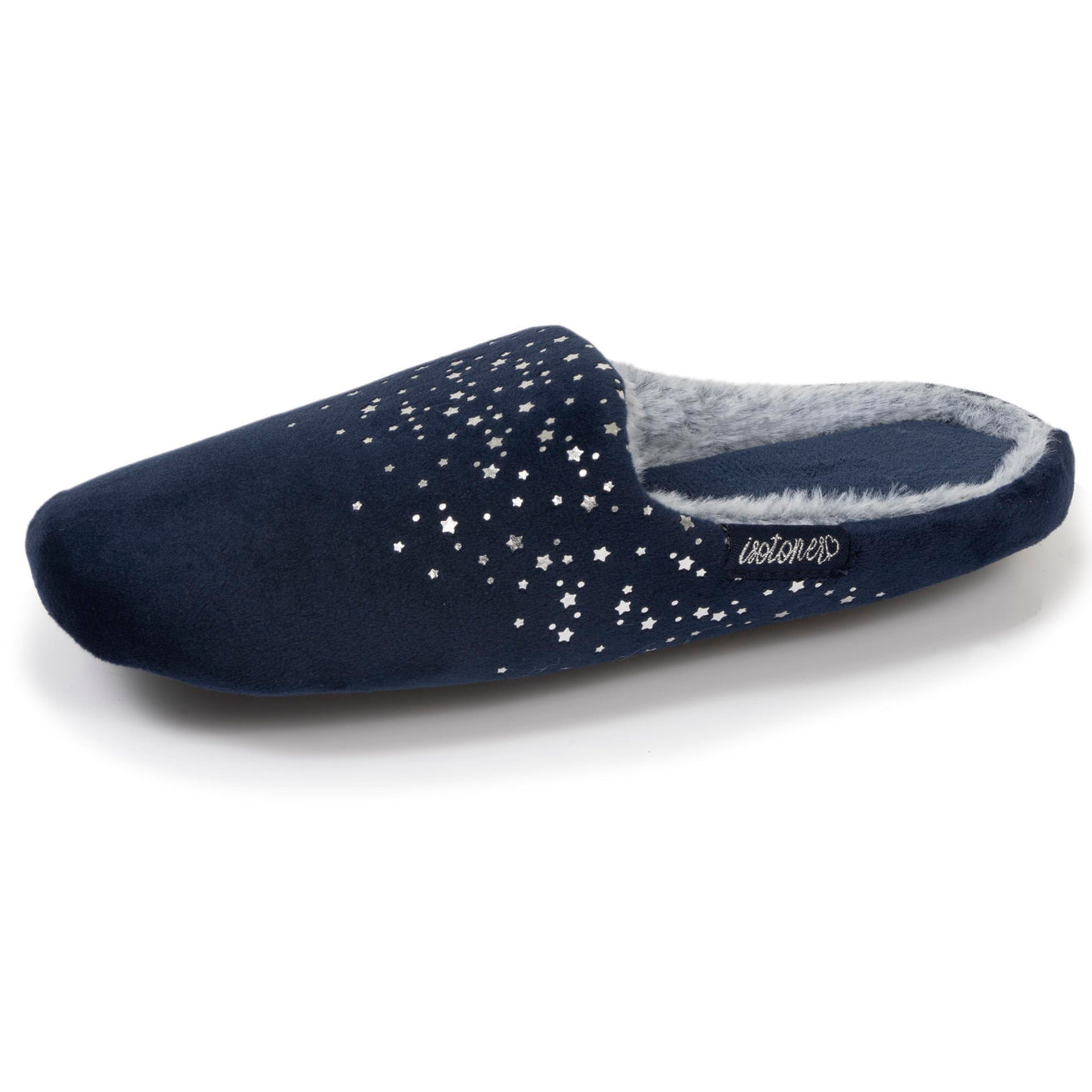 Chaussons mules Femme Etoiles Marine
