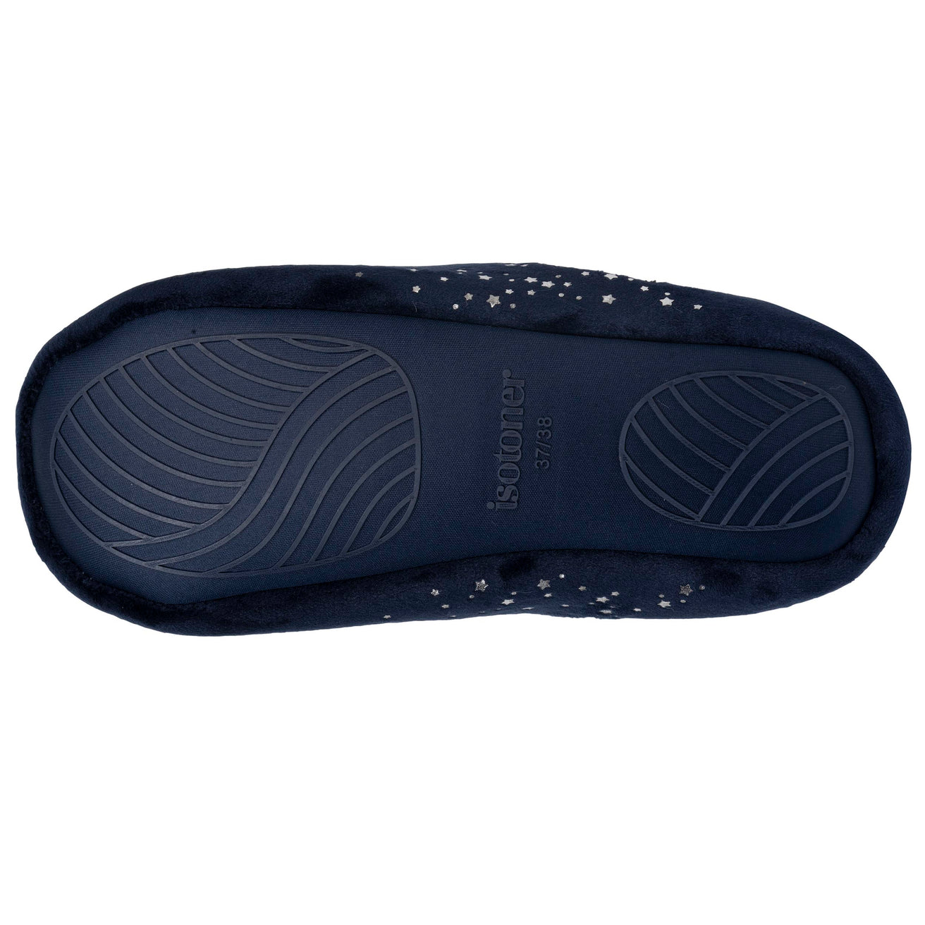 Chaussons mules Femme Etoiles Marine