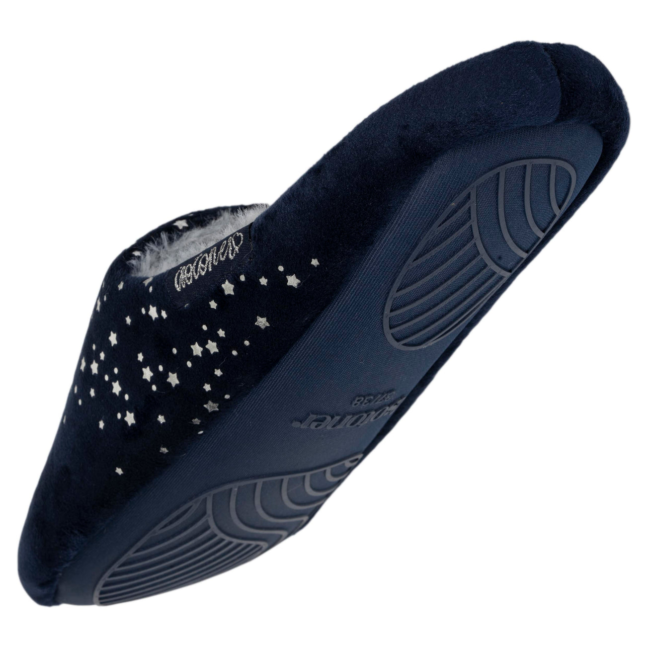 Chaussons mules Femme Etoiles Marine