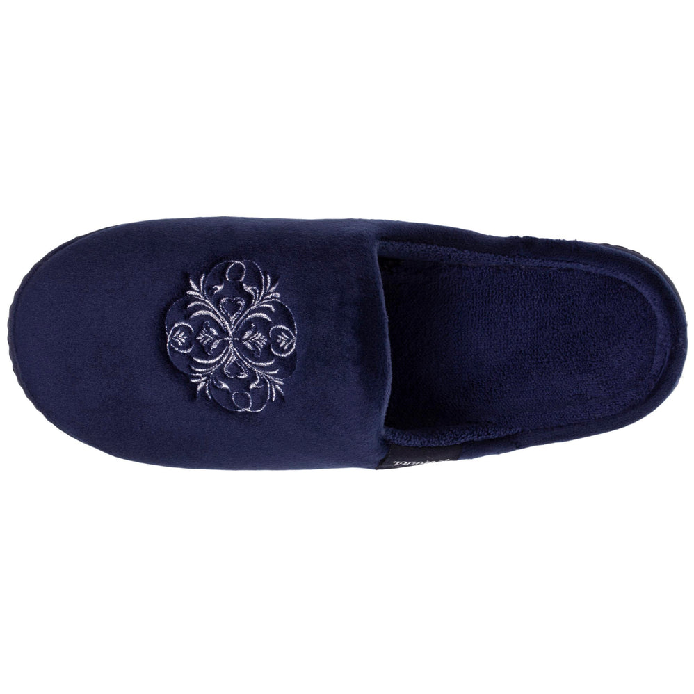 Chaussons mules Femme Marine blason - Isotoner