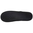 Chaussons mules Femme Noir rayures
