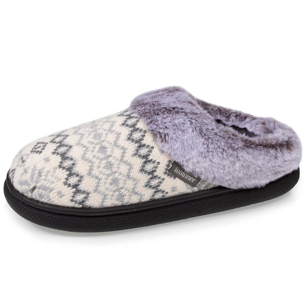 Chaussons mules Femme BLOUP Jacquard - Isotoner