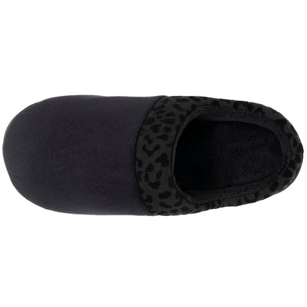 Chaussons mules Femme talon plateforme Noir - Isotoner