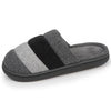 Chaussons mules Homme BLOUP Noir gris - Isotoner