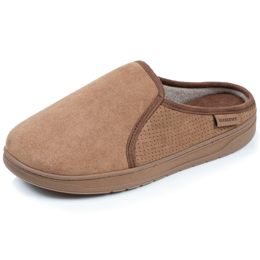 Chaussons mules Homme Camel perforées - Isotoner