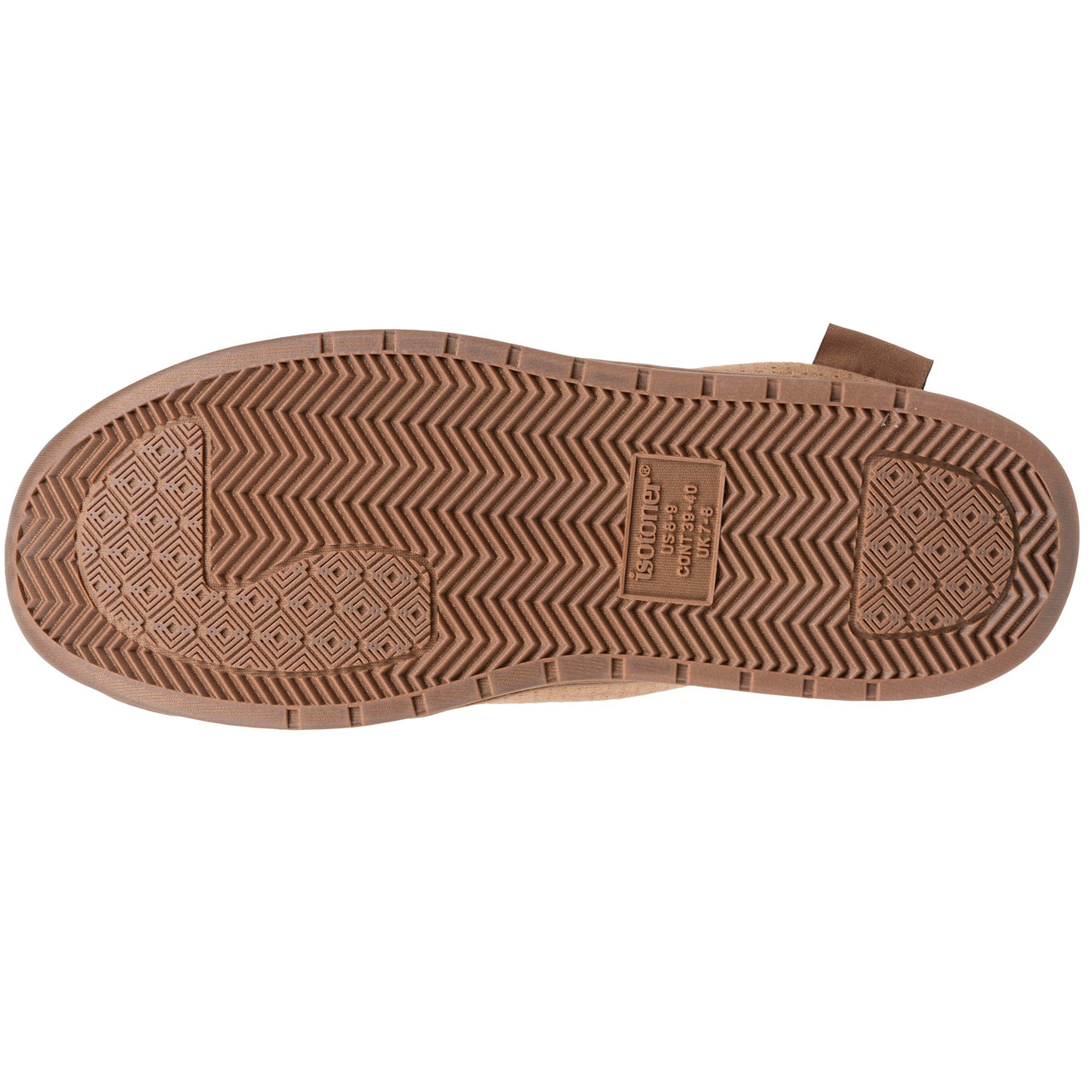 Chaussons mules Homme Camel perforées
