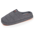Chaussons mules Homme Gris chiné