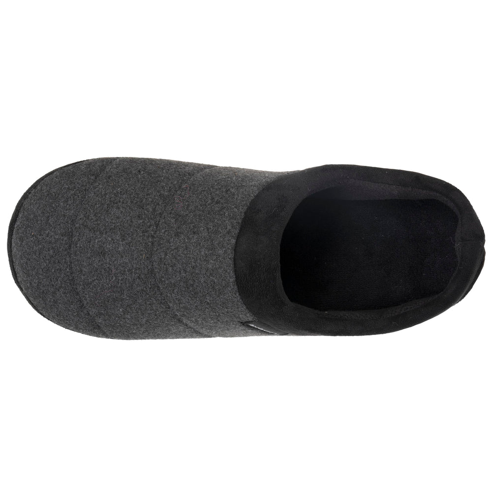 Chaussons mules Homme Gris chiné foncé - Isotoner