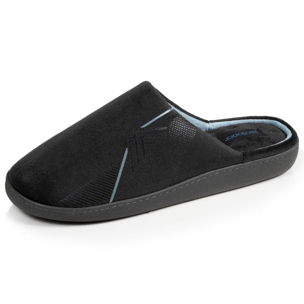 Chaussons mules Homme Gris diamant - Isotoner