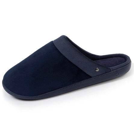 Chaussons mules Homme Marine chevrons - Isotoner