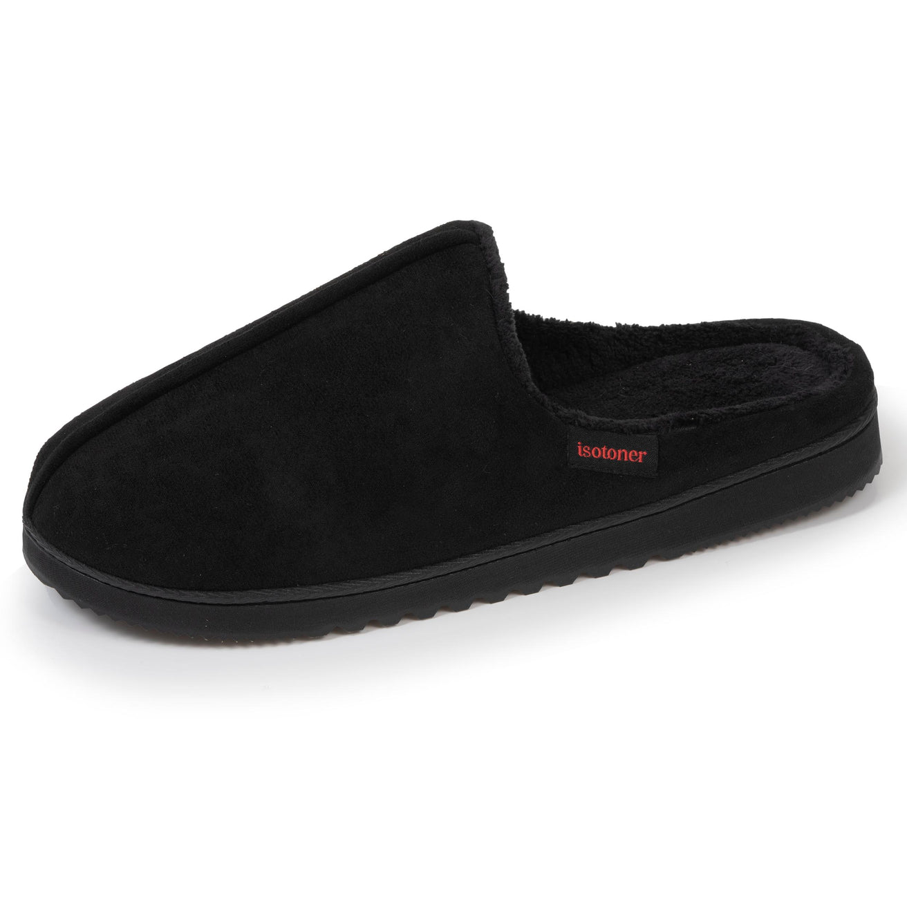 Chaussons mules Homme Noir crantée